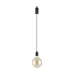 Eglo Pendant Vignanello Black 827 Extra Warm White | IP44 - Battery-Powered