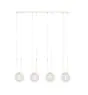 Emibig Pendant Glam Steel White | Suitable for 4x E14 - Max 10W