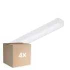 Multipack 4x Philips LED Batten CoreLine White 10.8W/17W 1500lm/2400lm - 830-840 CCT | 60cm - Replaces 2x18W